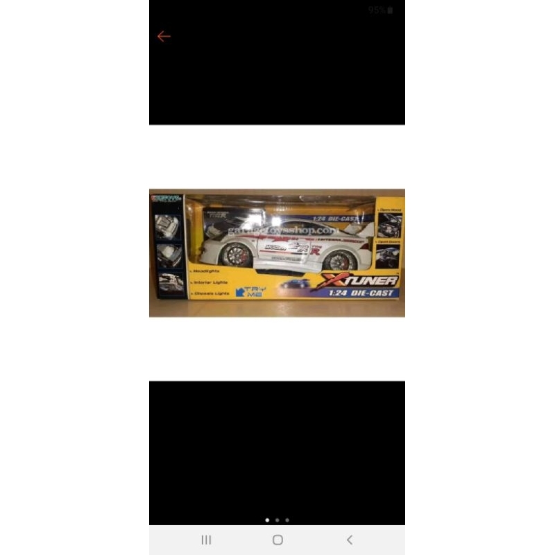 Kentoys 1:24 Diecast Honda Integra Type R MODIF