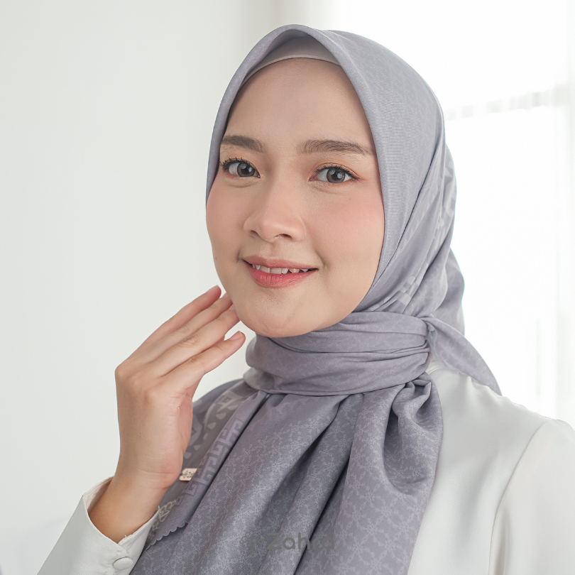 Ladi Scarf / Voal Scarf / Hijab Voal Motif / Hijab Segi Empat Motif / Pattern Scarf / Hijab Voal