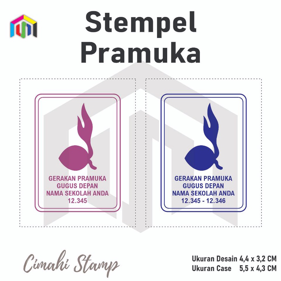 

ART D76B Stempel Pramuka