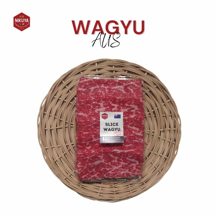 

Daging Sapi AUS Wagyu MB89 250gr 500gr less fat beef slice import