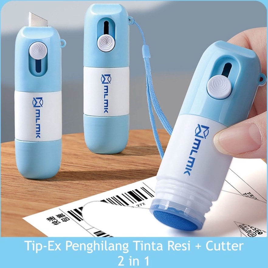 

ART A75N TIPEX PENGHILANG INFORMASI RESI CUTTER MINI 2 IN 1 PEMBUKA PAKET