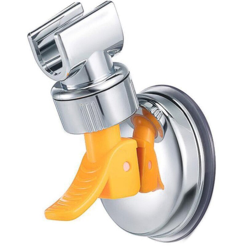 Holder Dudukan Kepala Shower Mandi Model Tempel 360 Derajat Plastik Suction