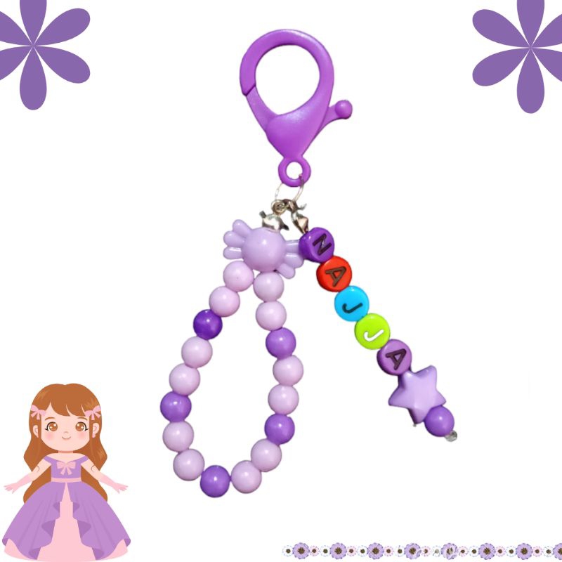 Ganci nama, gantungan tas, gantungan custom nama