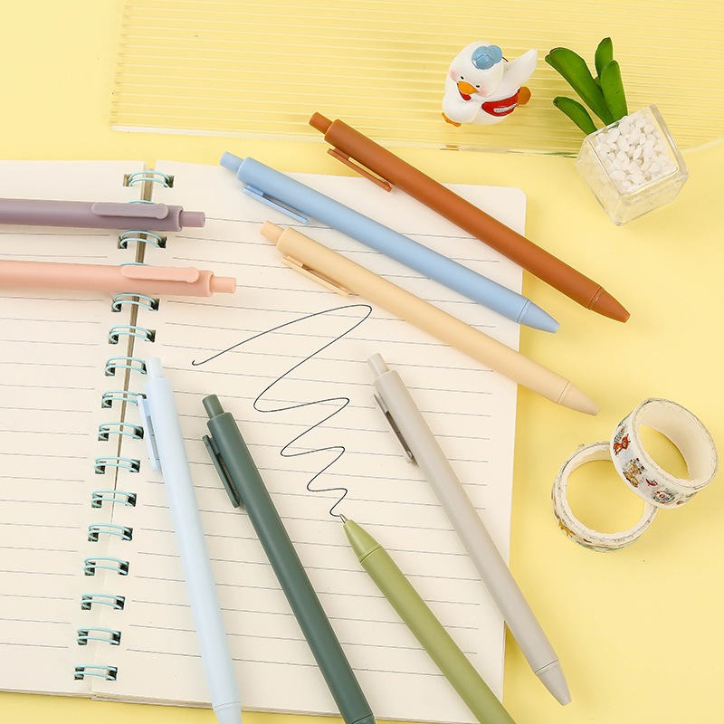 

Mable Pulpen Pena Cetekan Macaroon Warna Pastel Tinta Hitam Alat Tulis Sekolah Kantor Pen Warna Warni Bolpoint Polos Murah [F5-2] [x]