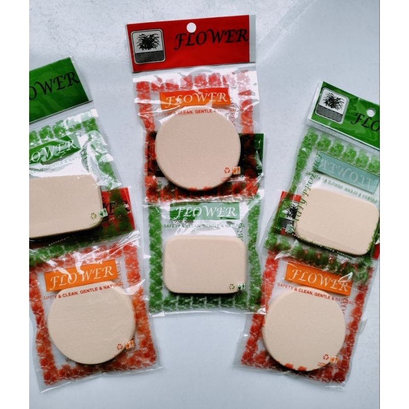 [SS] Spon Bedak Basah Make Up / Spon Bulat / Spon Kotak,