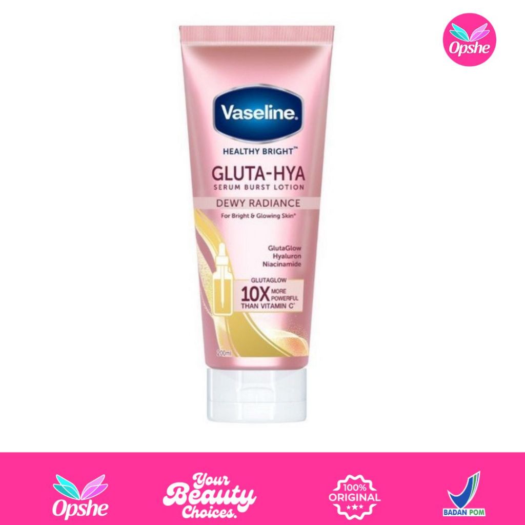 Vaseline Healthy Bright​ Gluta Hyaluron Niacinamide Serum Lotion Dewy Radiance