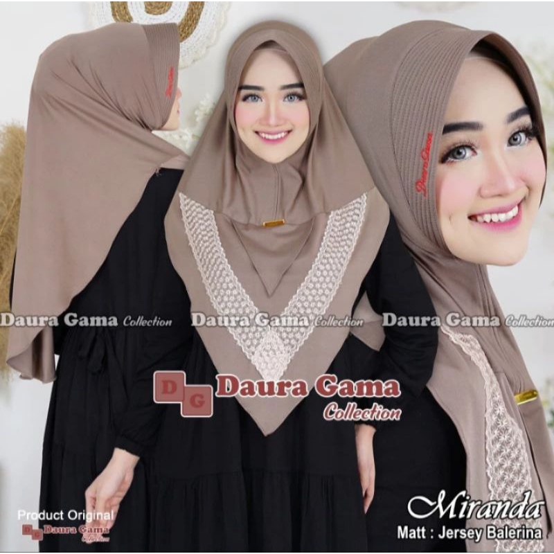 Hijab Instan MIRANDA/ORI Dauragama