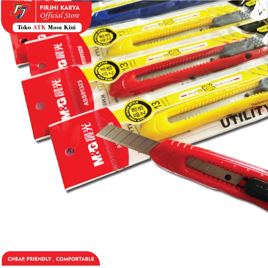 

Utility Knife 9mm/Karter Kecil - M&G