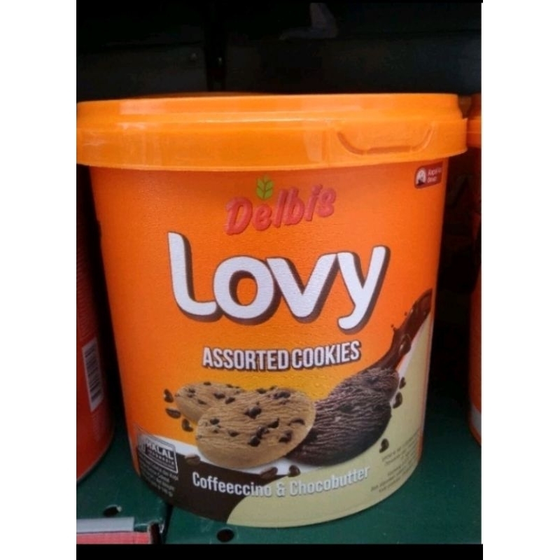 

Delbis Lovy Assorted cookies bucked 280gr-Kukis ember