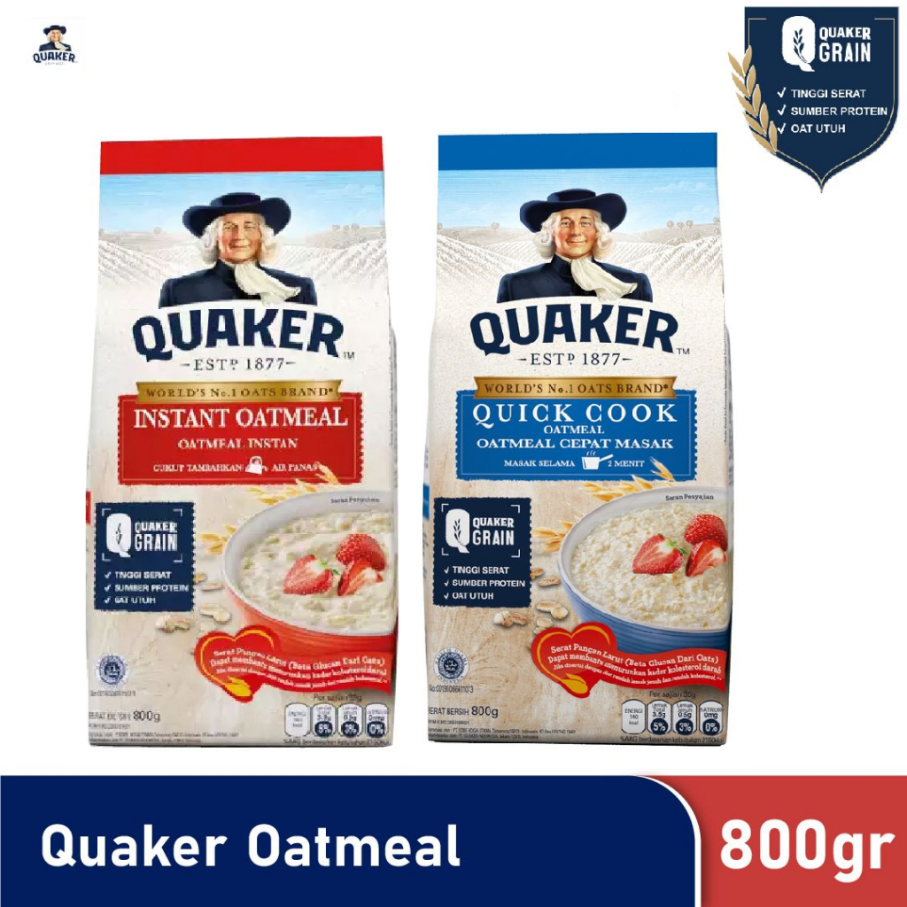 

QUAKER Oat Instant / Quick Cook 800g - Oatmeal