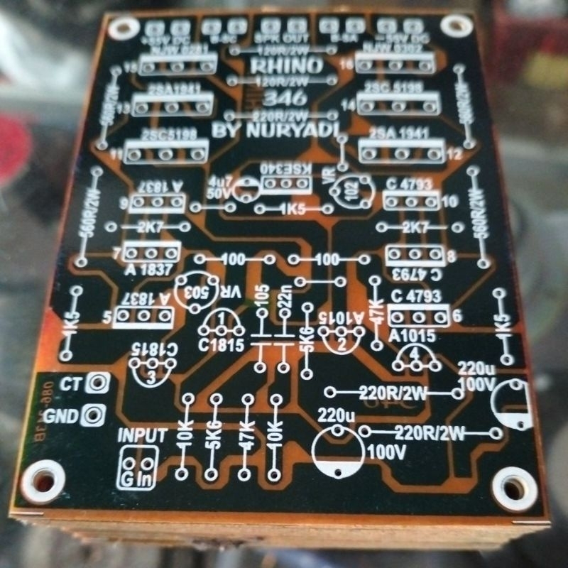 PCB power NKRI badak 1500w