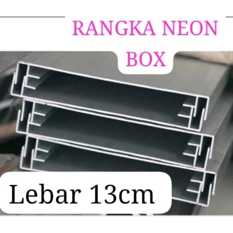 Rangka Frame Neon Box Aluminium