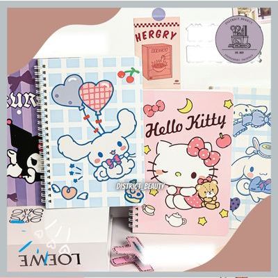 

NOTEBOOK RING SPIRAL CINNAMOROL HELLO KITTY BUKU RING BUKU BINDER A5 SANRIO LUCU TERMURAH