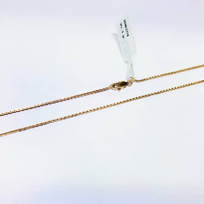 kalung emas fashion 750%17/18k