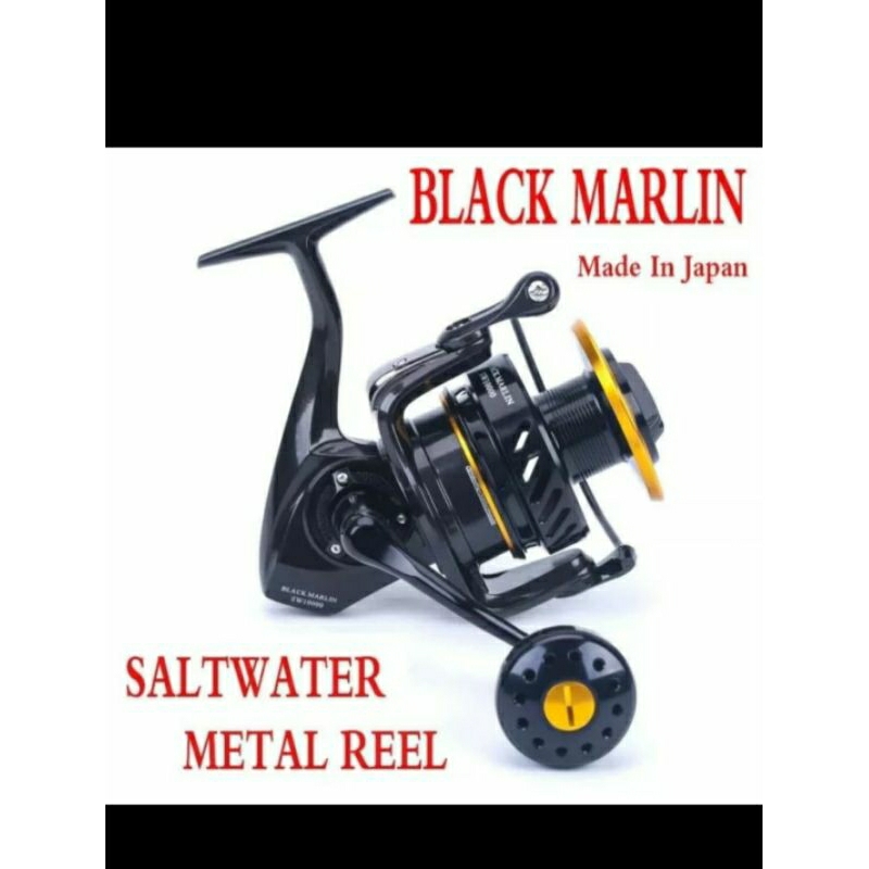 REEL FISHING LUREKILLER FULL METAL BLACK MARLIN SW10000