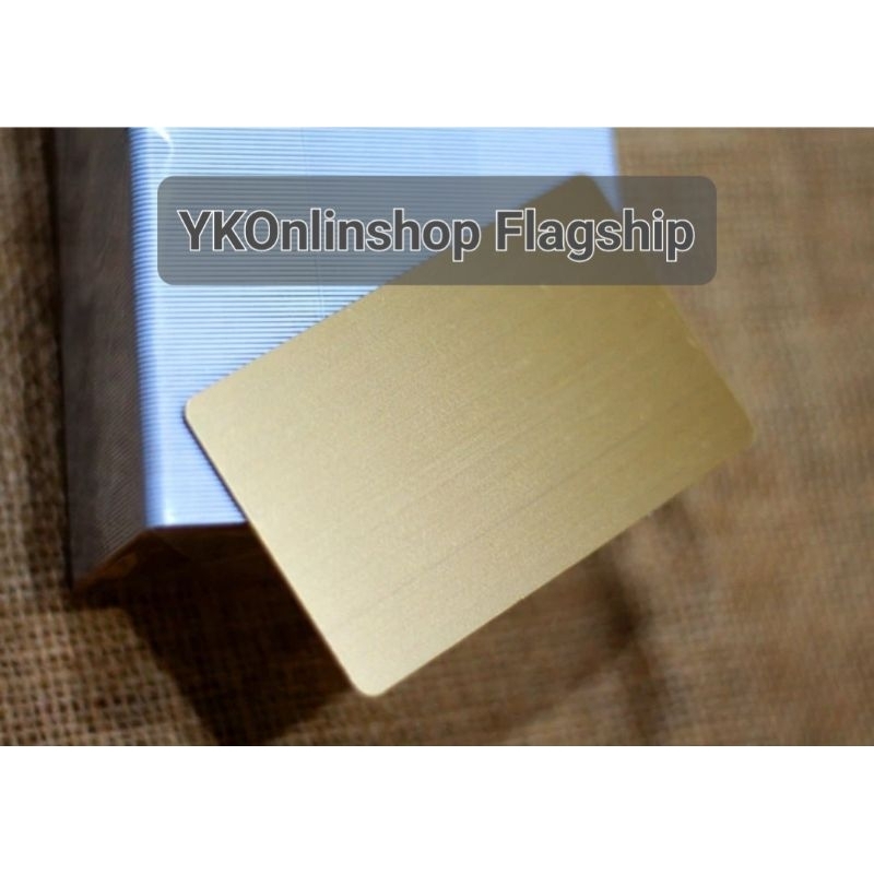 

PVC GOLD BLANK ID CARD/KARTU ID HARGA UNTUK 200PCS/1 Box