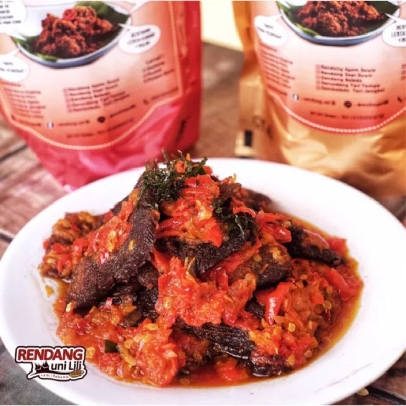 

Dendeng lambok balado (daging basah) 500 gr merah/hijau asli padang by Uni Lili khas Minang