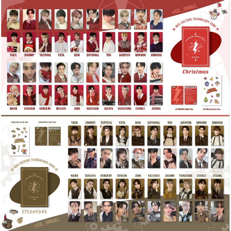 PC NCT ZONE STEAMPUNK & CHRISTMAS NCT DREAM NCT 127 WAYV