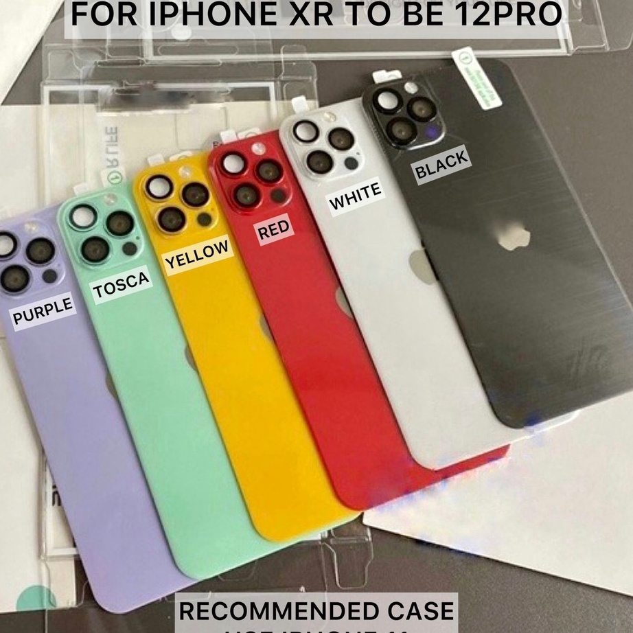 Beli Sekarang  IPHONE X XS XR XS MAX 11 12 FAKE BACK CAMERA CHANGE TO IPHONE 11 11 PRO 11 PRO MAX 12