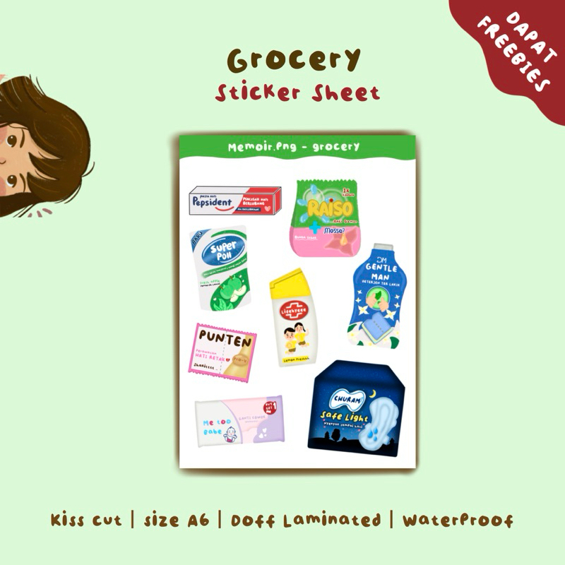 

Memoir.png Sticker Sheet Grocery Series A6