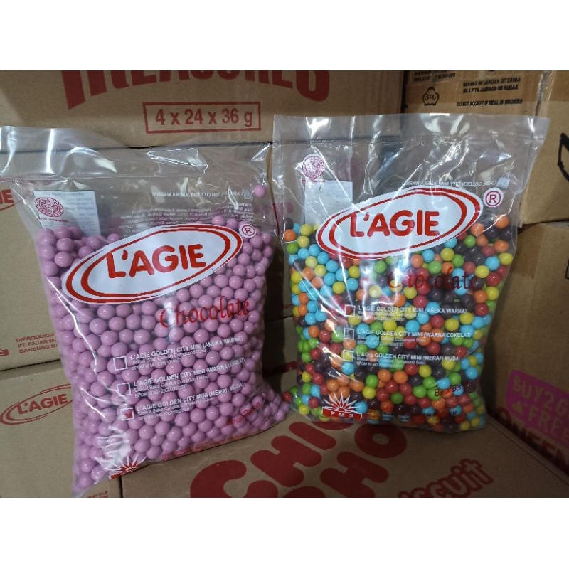 

Lagie Golden City Mini Pink & Warna 1 KG