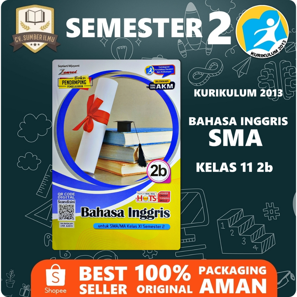 LKS BAHASA INGGRIS SMA KELAS XI 11 SEMESTER 2 K13 | Zamrud PUTRA NUGRAHA