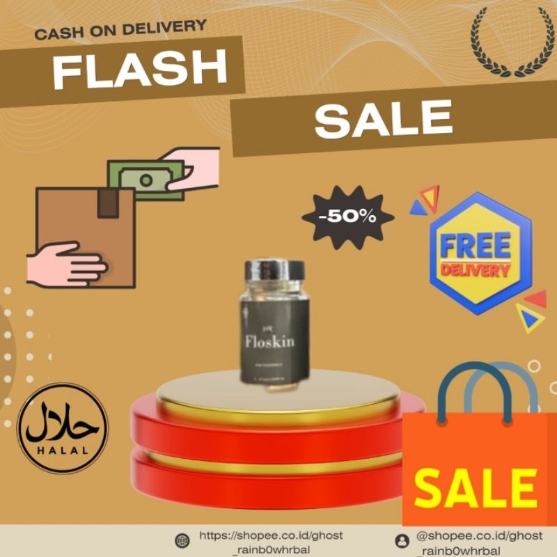 FLOSKIN PEMUTIH TUBUH DAN WAJAH