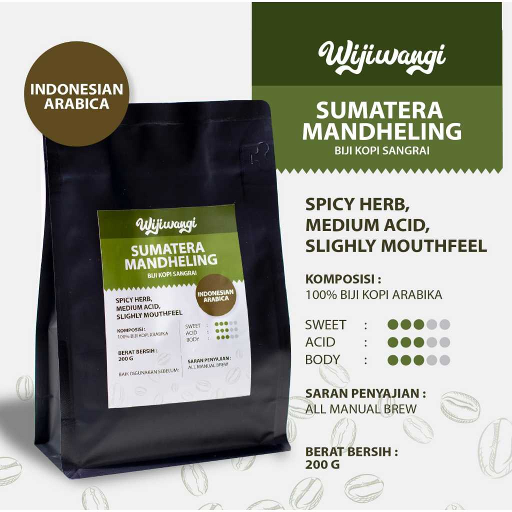 

Kopi Arabika Sumatera Mandheling