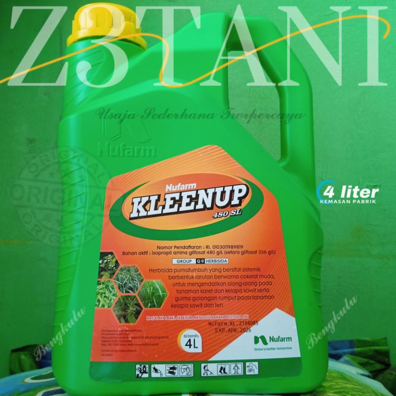 KLEENUP 480 SL 4L Herbisida Sistemik Mati Akar