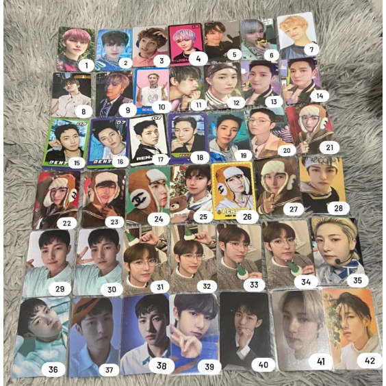 [ READY STOCK ] OFFICIAL PHOTOCARD  PC NCT DREAM JISUNG RENJUN JAEMIN GLITCH MODE ISTJ CANDY BONEKA
