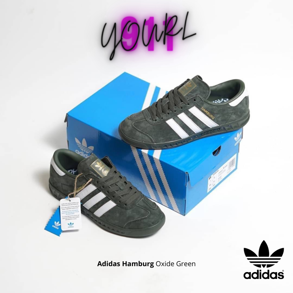 Sepatu Adidas Hamburg Oxide Green