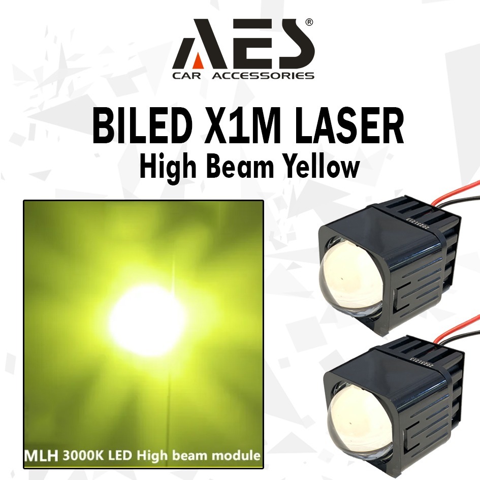 Biled Mini AES X1M Laser Yellow 1,8 inch Matrix Biled
