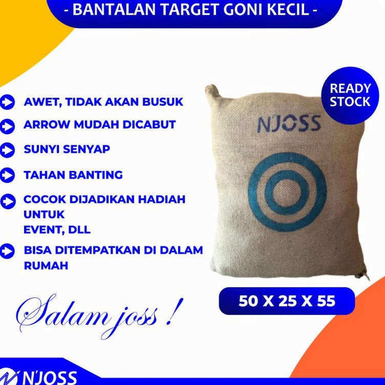 Produk Terlaris  Njoss bantalan target panahan goni awet