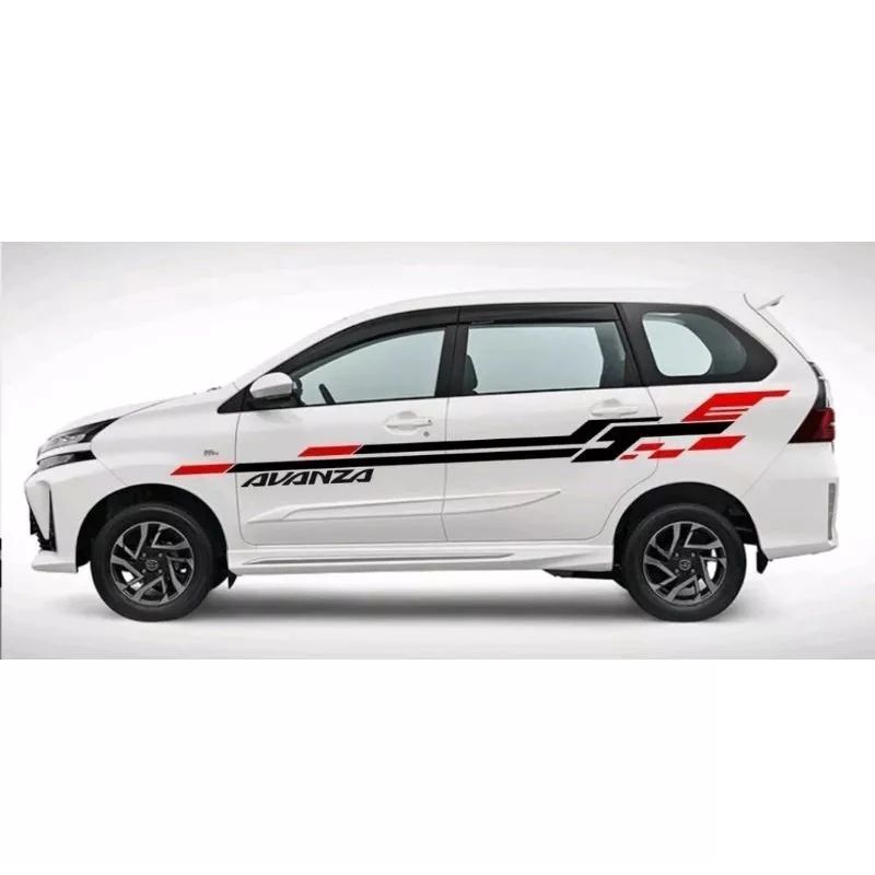 sticker mobil avanza Cutting Sticker Body Samping Mobil toyota avanza