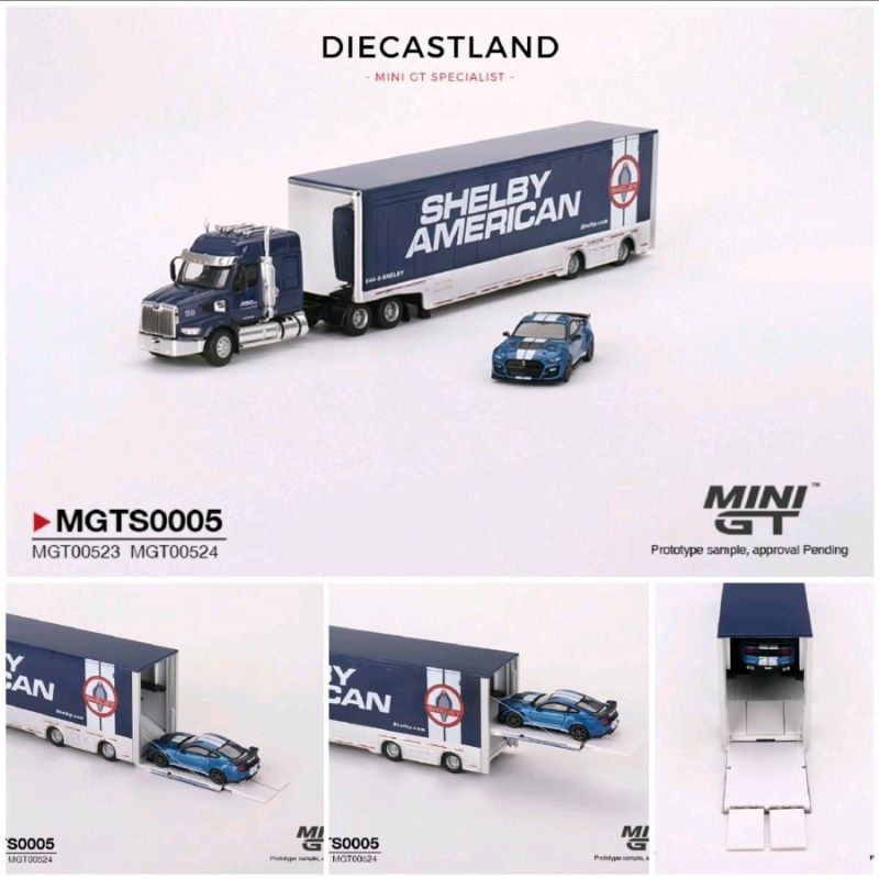 Mini GT SHELBY Transporter Set #523 & #524 MGTS0005 MiniGT MGT Shelby GT500 SE Widebody Ford Perform