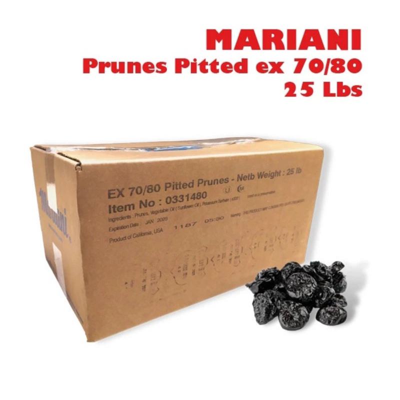 

Mariani Pitted Prunes 11,3Kg 25Lbs