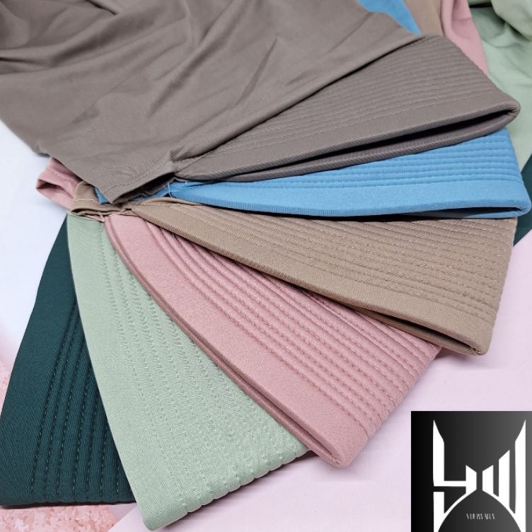 Baru ids9S3e Hijab Instant Sporty Jersey Bergo Instan Sport Spandek Polos Pet Tebal Besar Jilbab Ola