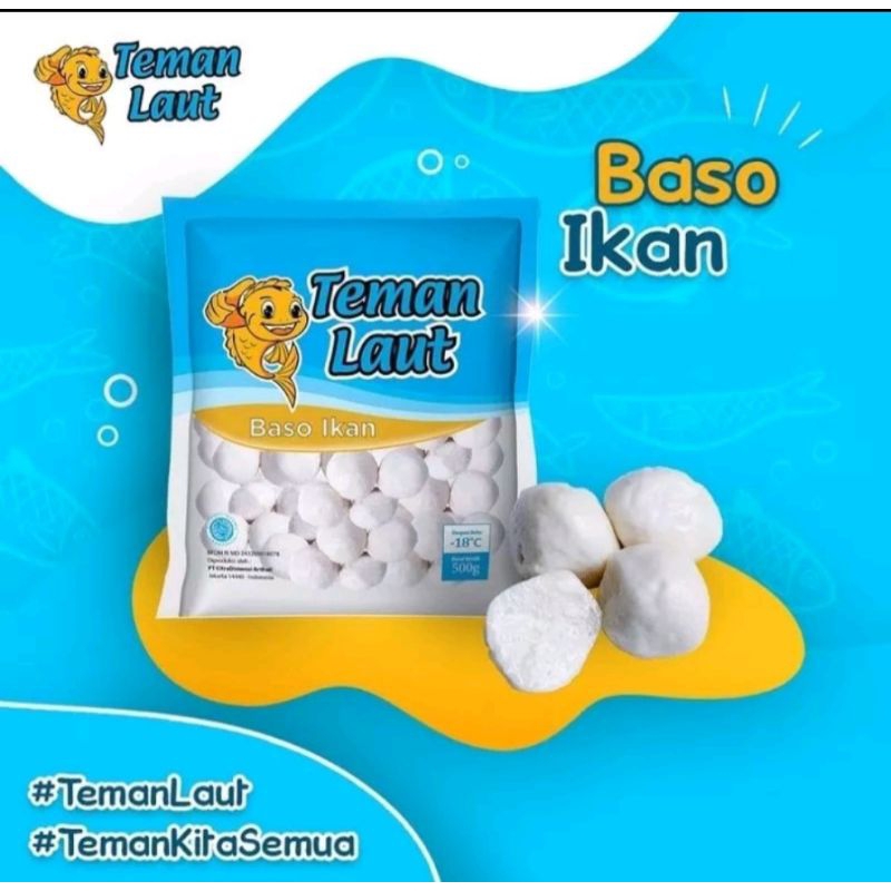 

Teman laut bakso ikan 500gr| teman laut baso ikan 500 gr