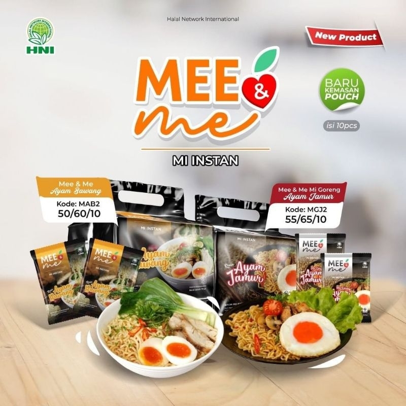 

Mee & Me HNI Mie Herbal Sehat Non Gluten tanpa MSG