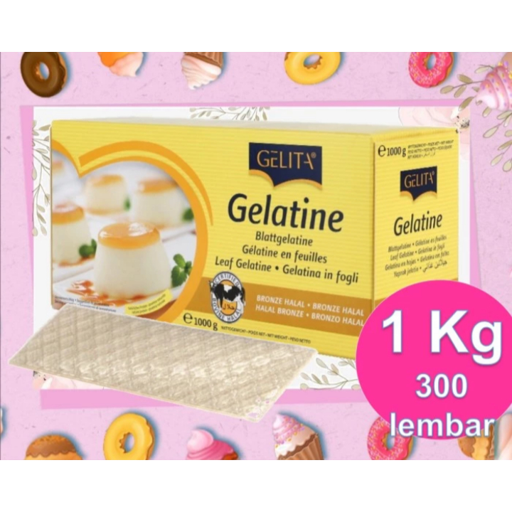

Gelita Gelatine Sheet, HALAL, Kemasan 1 KG