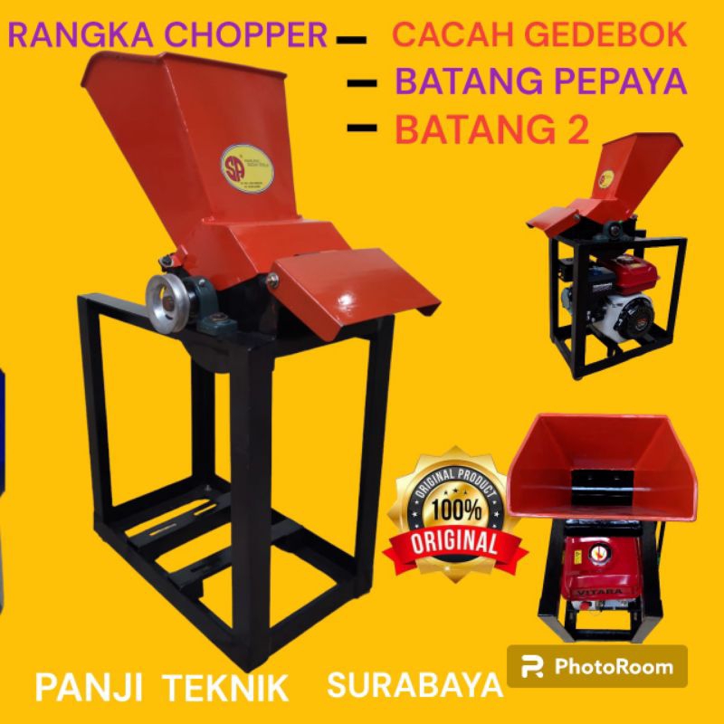 ALAT RANGKA MESIN CHOPER CACAH GEDEBOK PISANG DAN BATANG2 OTOMATIS