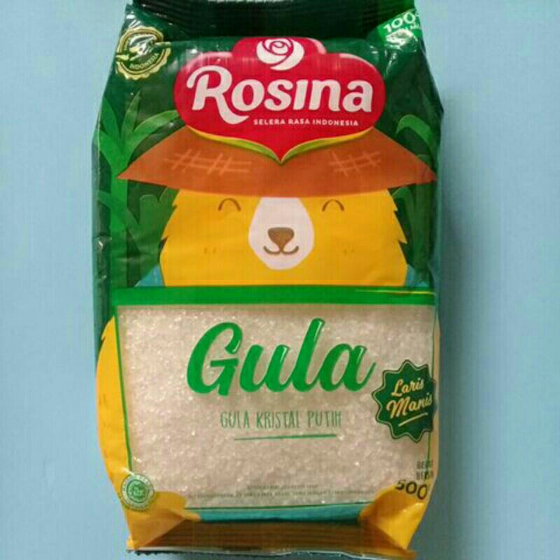 

~MOS~ Gula Pasir Rosina 500 gram. Gula Kristal Putih