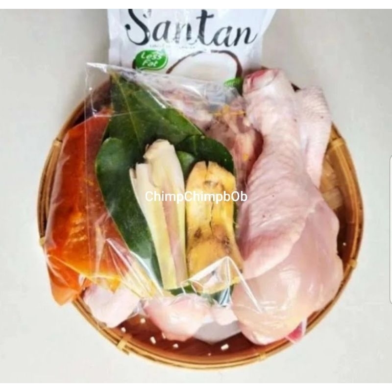 

PAKET OPOR AYAM SEGAR LENGKAP DENGAN BUMBU DAN SANTAN