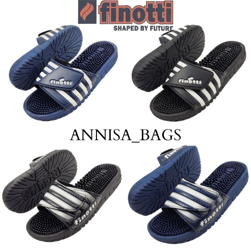 SANDAL KESEHATAN FINOTTI MASSAGE ( 15/16 ) SANDAL SANTAI SANDAL PRIA SENDAL KESEHATAN DLL ( Hitam & 