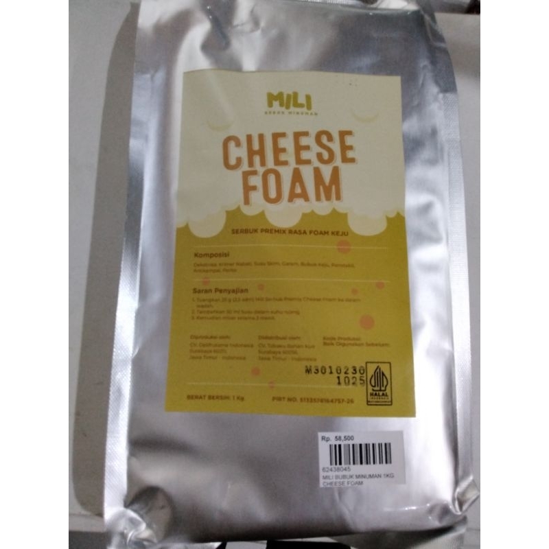 

MILI BUBUK MINUMAN CHEESE FOAM 1KG