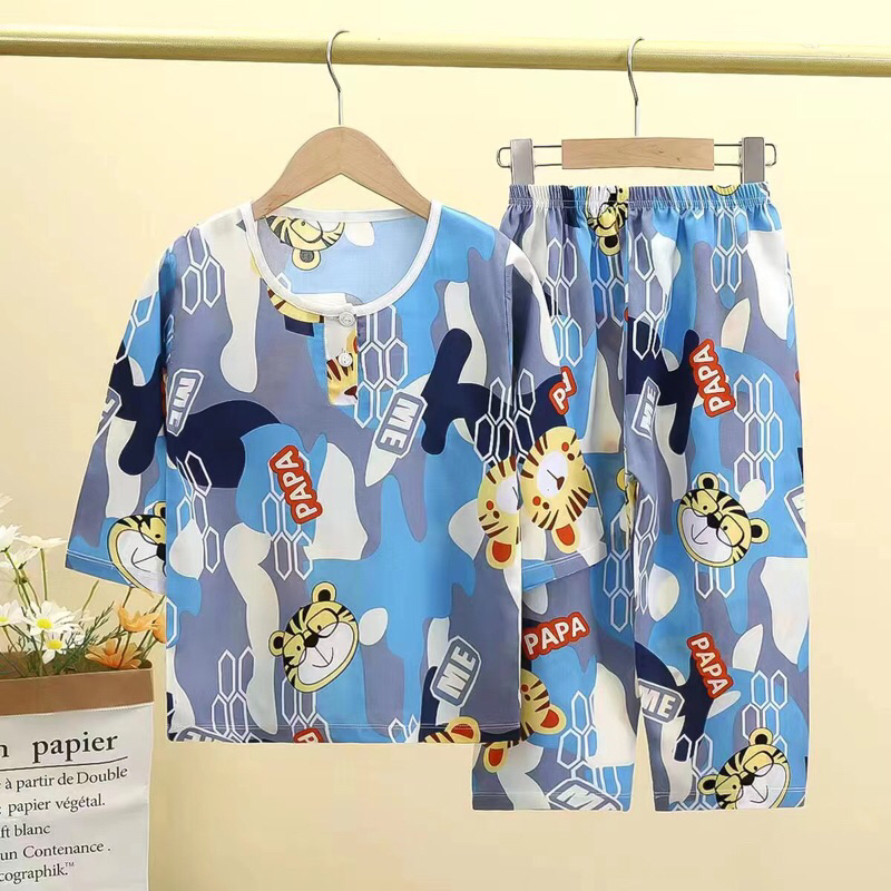 Piyama anak rayon import