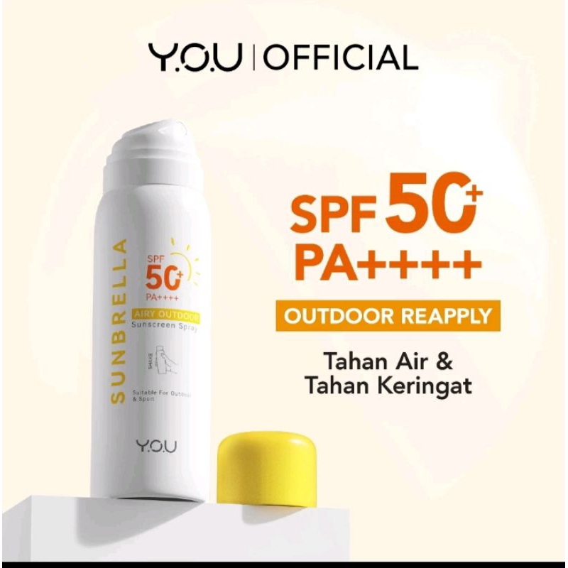 YOU Sunbrella Sunscreen Spray Spf 50 PA ++++