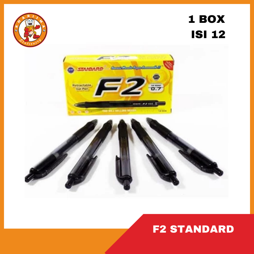 

BALLPOINT / BOLPEN / PULPEN STANDARD F2 0.7 MURAH (1PACK)