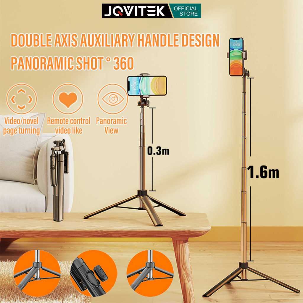 JQVITEK A36 Tongsis Bluetooth Selfie Stick Tripod 160cm With Remote - TR05