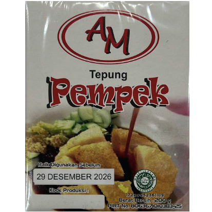 

bumbu instan cap AM tepung pempek goreng 200 gr - 1 pcs